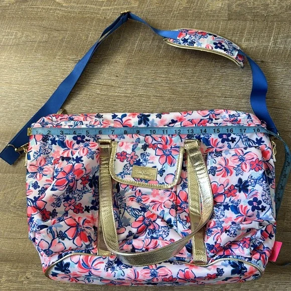 Lilly Pulitzer Party like a Lobstar Insulated Beach Tote Shoulder Bag